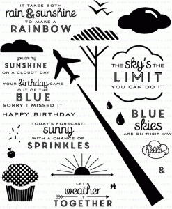 Blue Skies Stamp Set