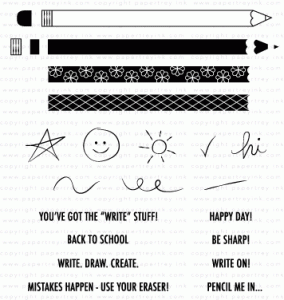 Pencil Me In Stamp Set