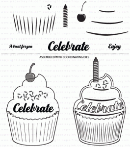 Enclosed: Cupcake Mini Stamp Set