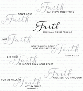 Inspired: Faith Mini Stamp Set