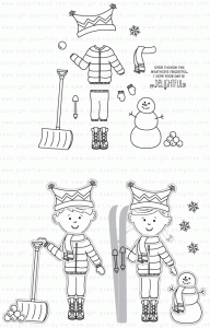 Dress Up Dolls: Winter Fun Mini Stamp Set Dress Up Dolls: Winter Fun Mini Stamp Set
