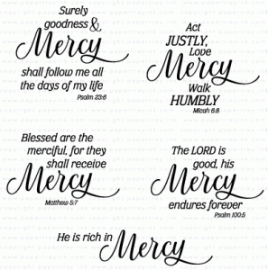 Inspired: Mercy Mini Stamp Set