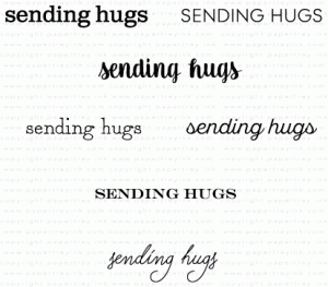 Papertrey Ink - Keep It Simple: Sending Hugs Mini Stamp Set