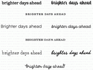Keep It Simple: Brighter Days Mini Stamp Set