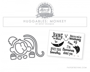 Huggables: Monkey Mini Stamp & Die