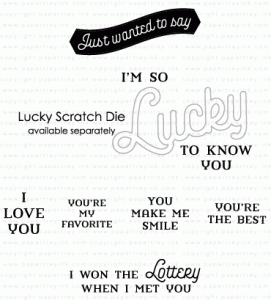Lucky Scratch: Love Mini Stamp Set