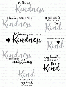 Words to Live By: Kindness Mini Stamp Set