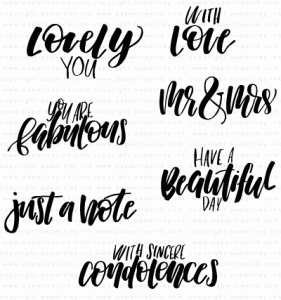 Botanical Bounty Sentiments Stamp Set