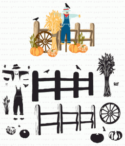 Fence Line: Autumn Stamp Set