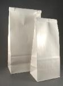Large White Coffee Bags (5 per package)