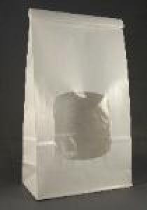 Small White Window Coffee Bags (5 per package)