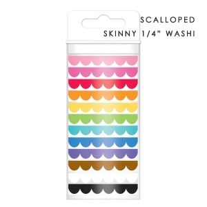 Scalloped Skinny Washi