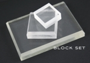 Acrylic Block Set (Set of 3 blocks)