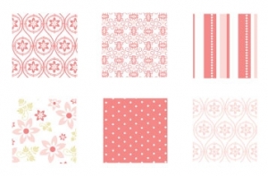 Pink Patterns Patterned Paper 8 1/2" X 11" (36 sheets)