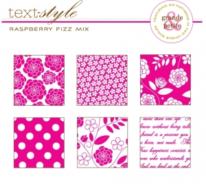 Raspberry Fizz Mix Patterned Paper 8"X8" (36 sheets)