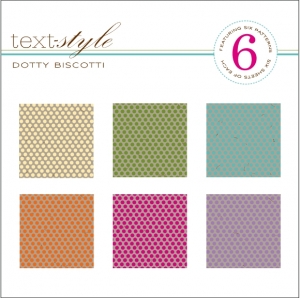 Dotty Biscotti Patterned Paper 8"X8" (36 sheets)