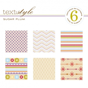 Sugar Plum Patterned Paper 8"X8" (36 sheets)