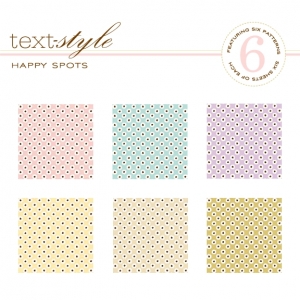 Happy Spots Patterned Paper 8"X8" (36 sheets)