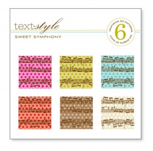 Sweet Symphony Patterned Paper 8"X8" (36 sheets)