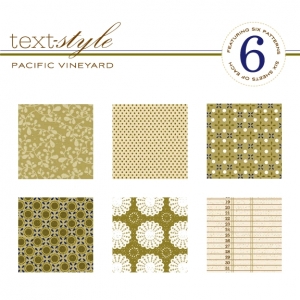 Pacific Vineyard Patterned Paper 8"X8" (36 sheets) Pacific Vineyard Patterned Paper 8"X8" (36 sheets)