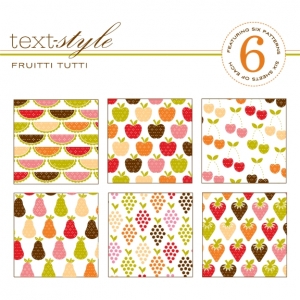 Fruitti Tutti Patterned Paper 8"X8" (36 sheets)