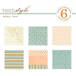 Road Trip Patterned Paper 8"X8" (36 sheets)