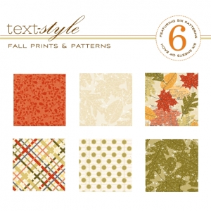 Fall Prints & Patterns Patterned Paper 8"X8" (36 sheets)