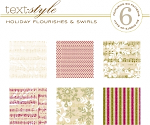 Holiday Flourishes & Swirls Patterned Paper 8"X8" (36 sheets)