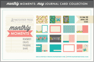 Monthly Moments: May Journal Card Paper Collection