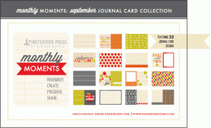 Monthly Moments: September Journal Card Paper Collection