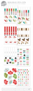 Holiday Pin-Ups Patterned Paper Collection (24 sheets)