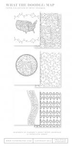 What the Doodle: Map Coloring Sheets (18 sheets)
