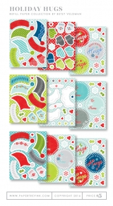 Holiday Hugs Patterned Paper Collection (18 sheets)