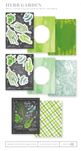 Herb Garden Patterned Paper Collection (32 sheets)