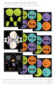 Halloween Hugs Patterned Paper Collection (24 sheets)