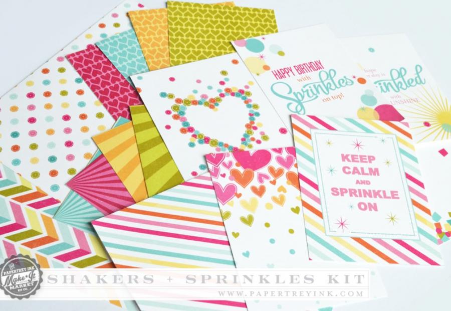 Shakers + Sprinkles Patterned Paper Collection