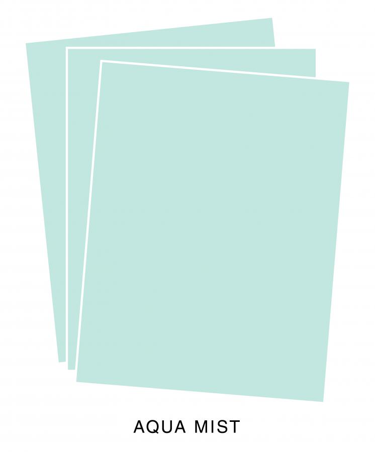 PTI Aqua Mist Cardstock