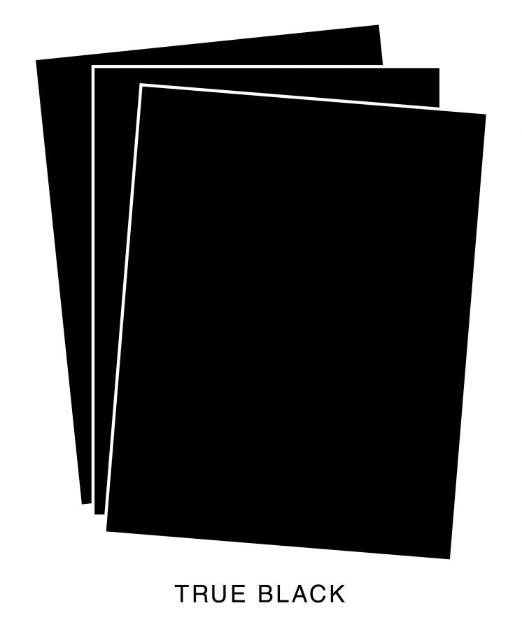 Perfect Match True Black Cardstock (24 Sheets)