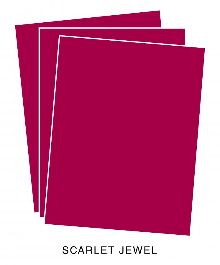 Perfect Match Scarlet Jewel Premium Cardstock (24 sheets)