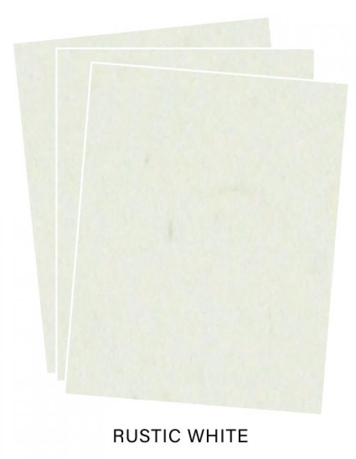 Paper Basics - Rustic White Cardstock (24 Sheets)