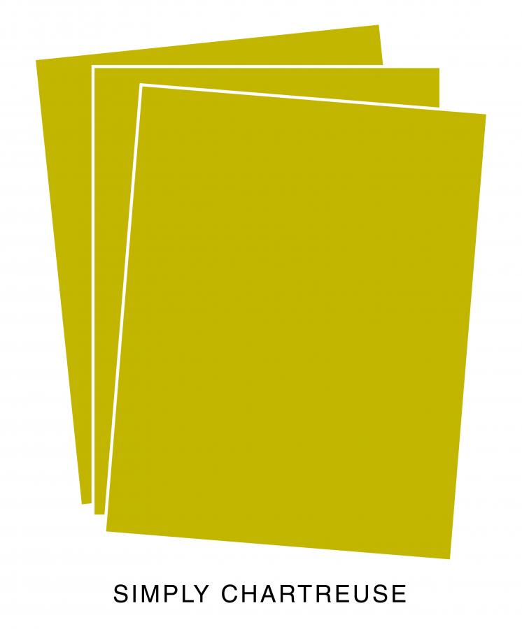 Perfect Match Simply Chartreuse Premium Cardstock (24 sheets)