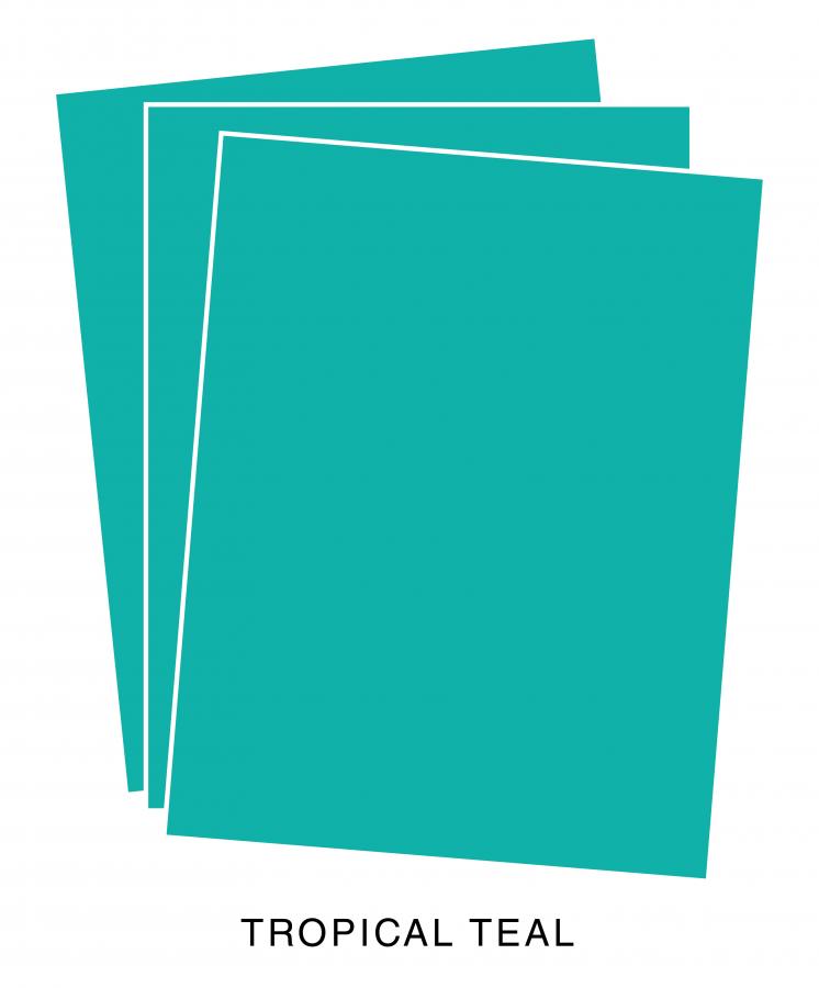 Perfect Match Tropical Teal Premium Cardstock (24 sheets)