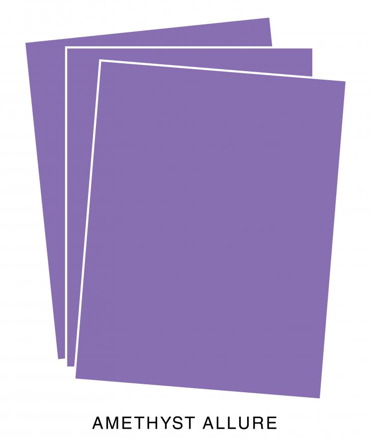 Perfect Match Amethyst Allure Premium Cardstock (24 Sheets)