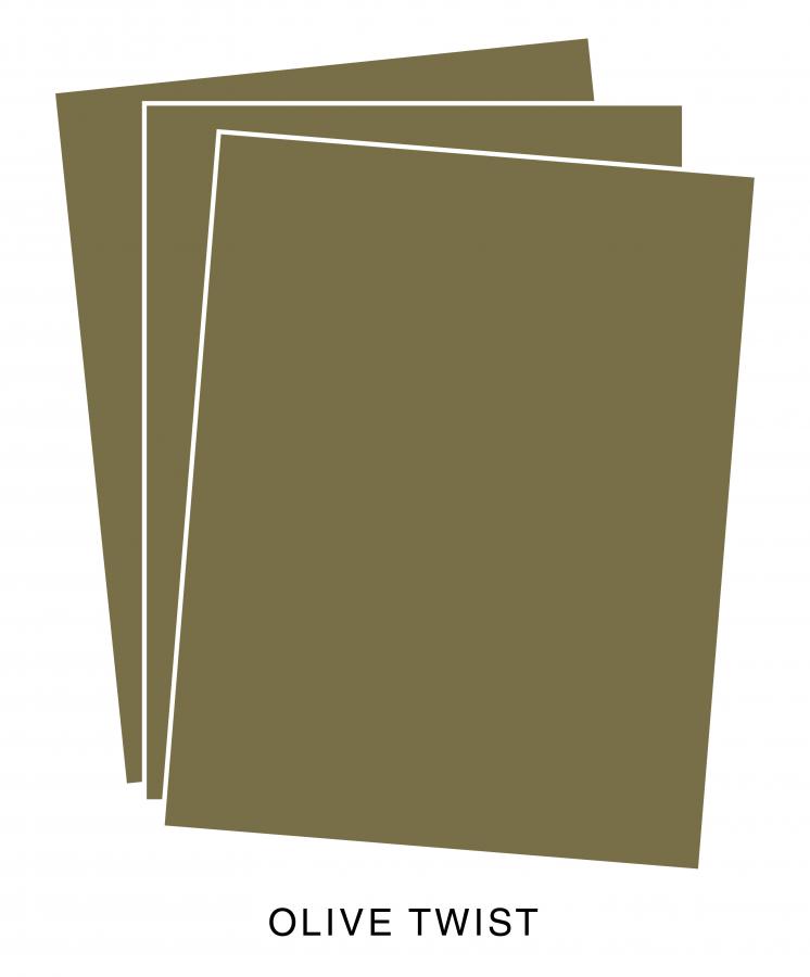 Perfect Match Olive Twist Cardstock (24 Sheets)