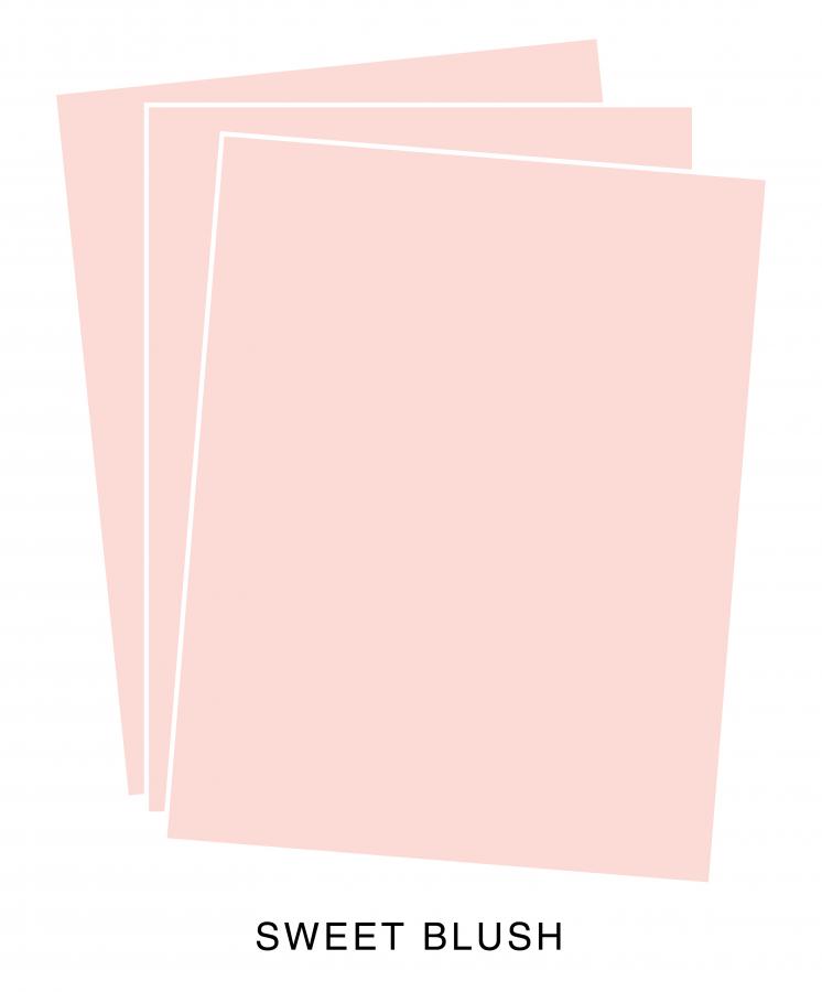 Perfect Match Sweet Blush Premium Cardstock (12 Sheets)