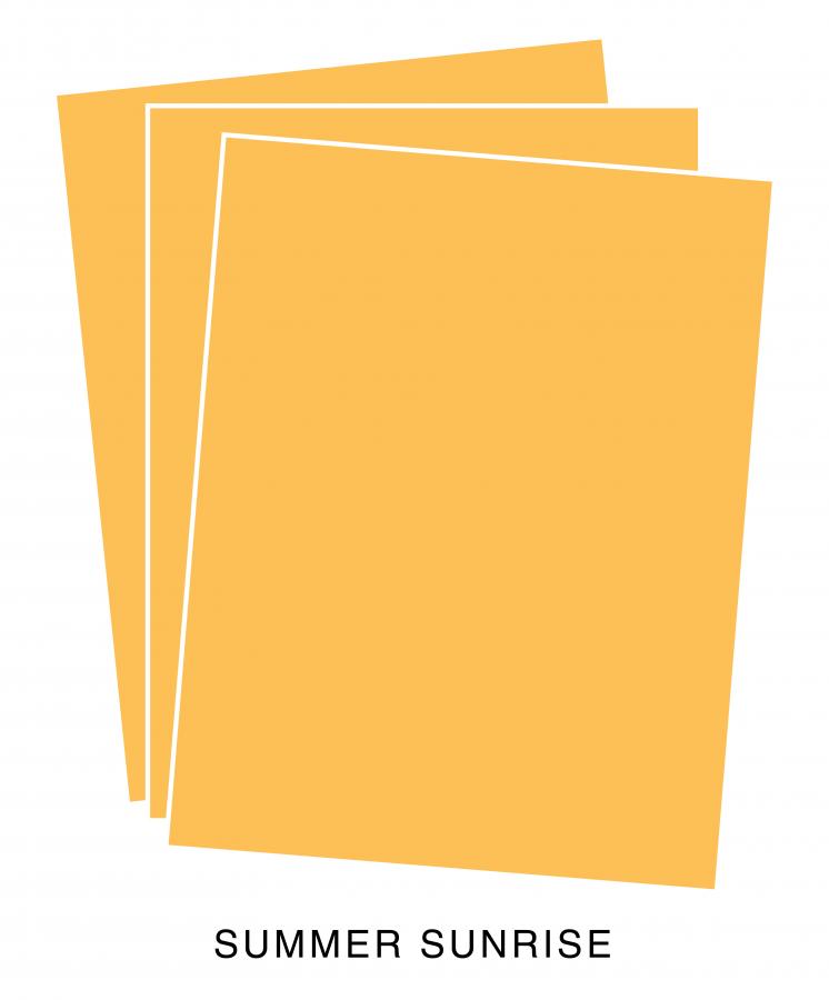 Perfect Match Summer Sunrise Premium Cardstock (12 Sheets)