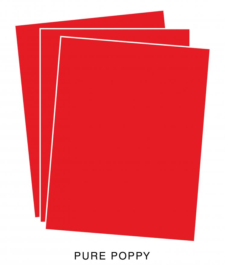 Perfect Match Pure Poppy Premium Cardstock (12 Sheets)