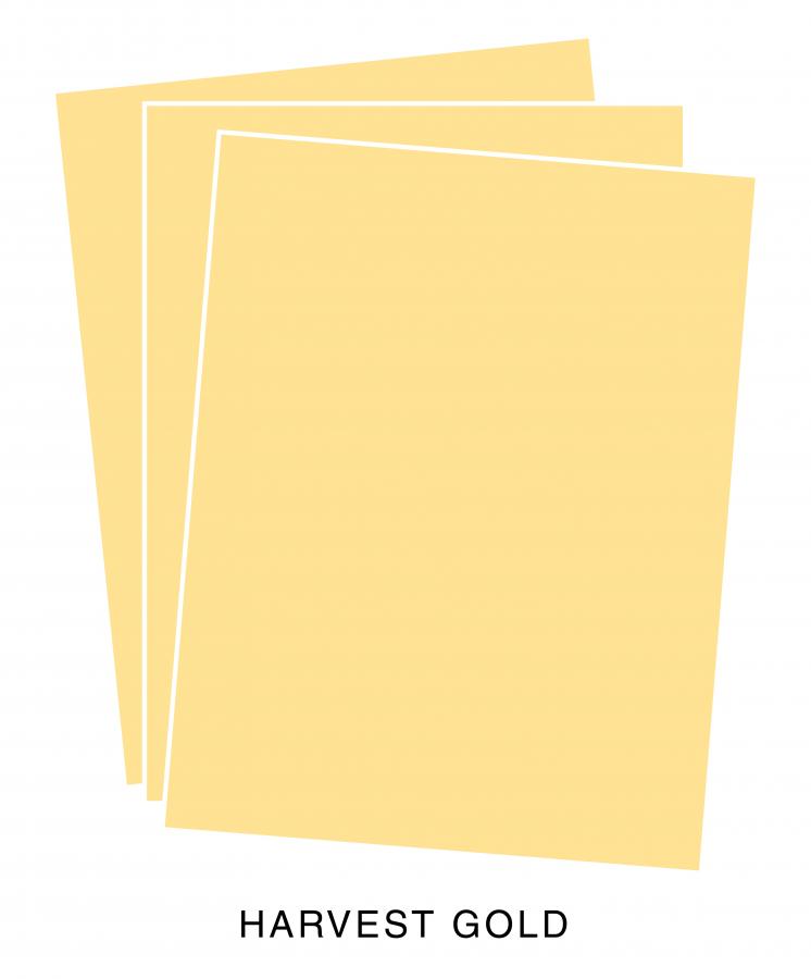 Perfect Match Harvest Gold Cardstock (12 sheets)