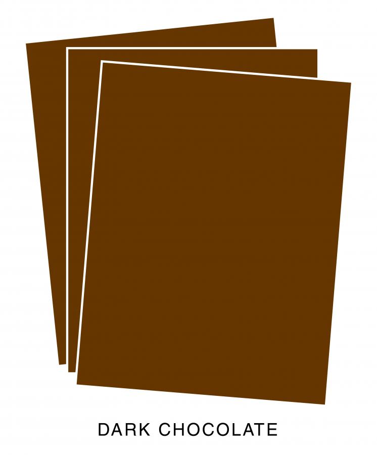 Perfect Match Dark Chocolate Premium Cardstock (50 Sheets)
