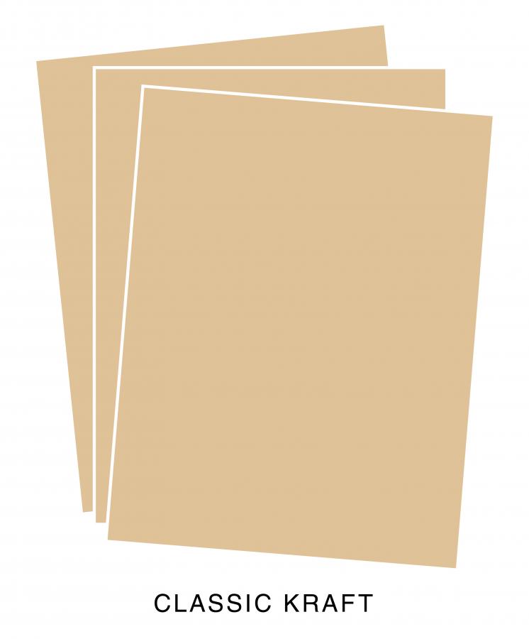 Classic Kraft Premium Cardstock (50 Sheets)
